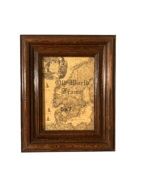Old World Brown Wooden Rustic Picture Frame Gallery Wall 5x7
